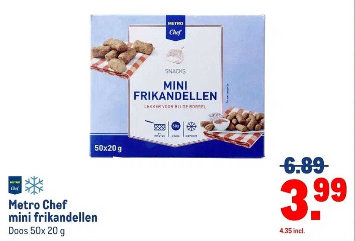 Metro Chef mini frikandellen