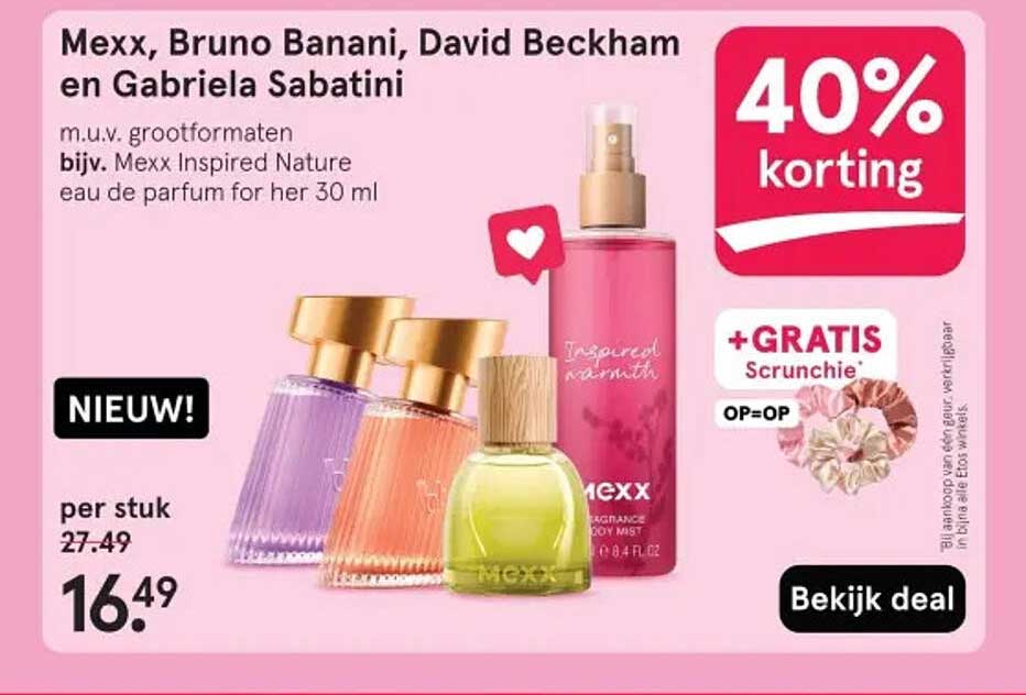 Mexx Inspired Nature eau de parfum for her 30 ml