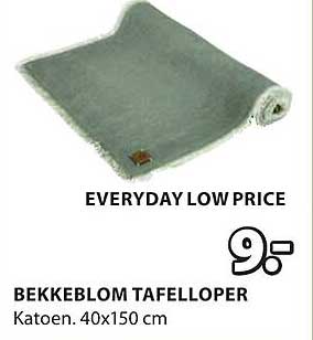 BEKKEBLOM TAFELLOPER