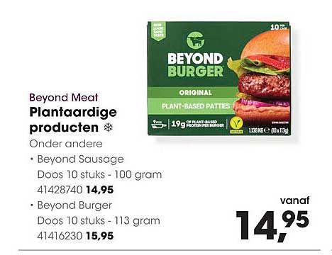 Beyond Meat Plantenardige producten
