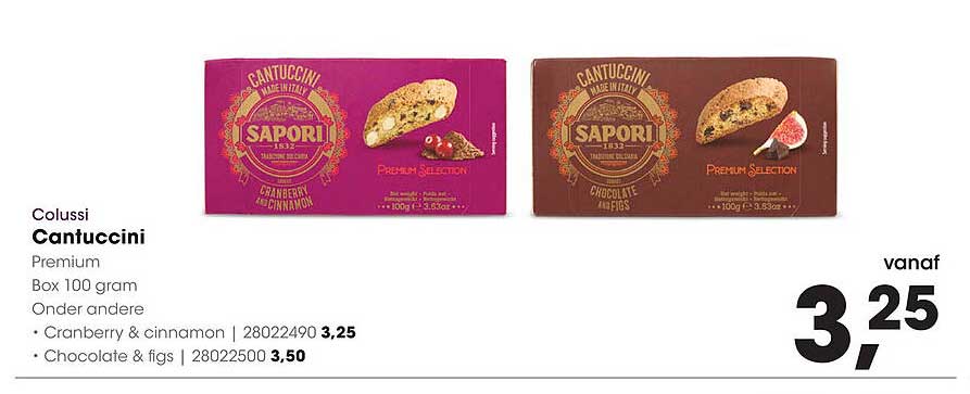 Cantuccini Premium Box 100 gram