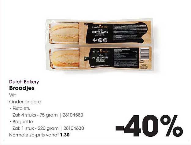 Dutch Bakery Broodjes