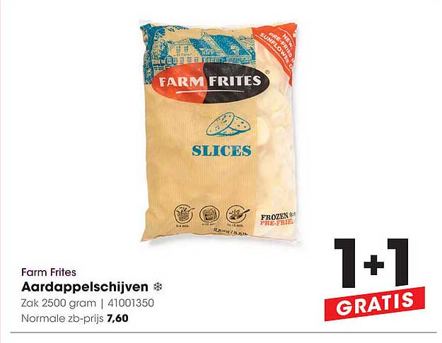 Farm Frites Aardappelschijven