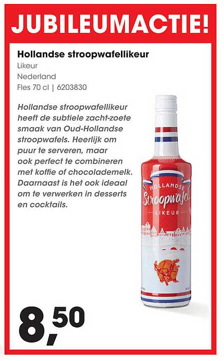 Hollandse stroopwafel likeur