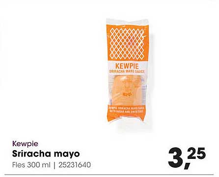 Kewpie Sriracha mayo