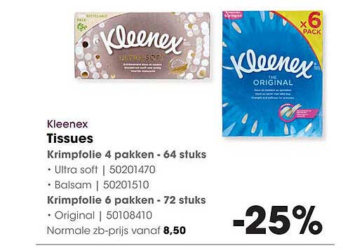 Kleenex Tissues