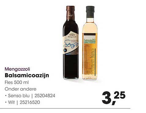 Mengazzoli Balsamicoazijn Fles 500 ml