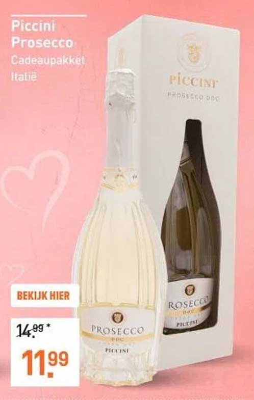 Piccini Prosecco Cadeaupakket Italië