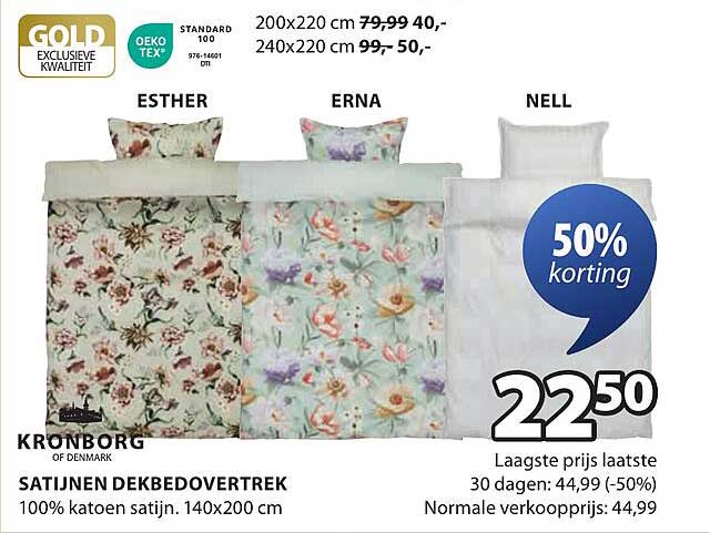 Satijnen Dekbedovertrek