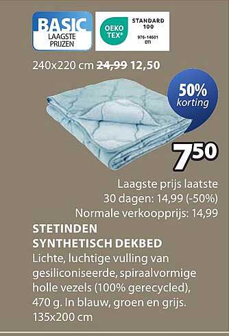 STEITNDEN Synthetisch Dekbed