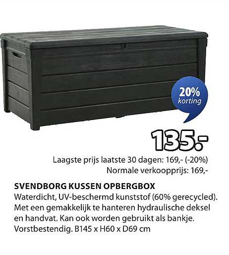 Svendborg Kussen Opbergbox