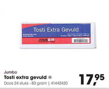 Tosti Extra Gevuld
