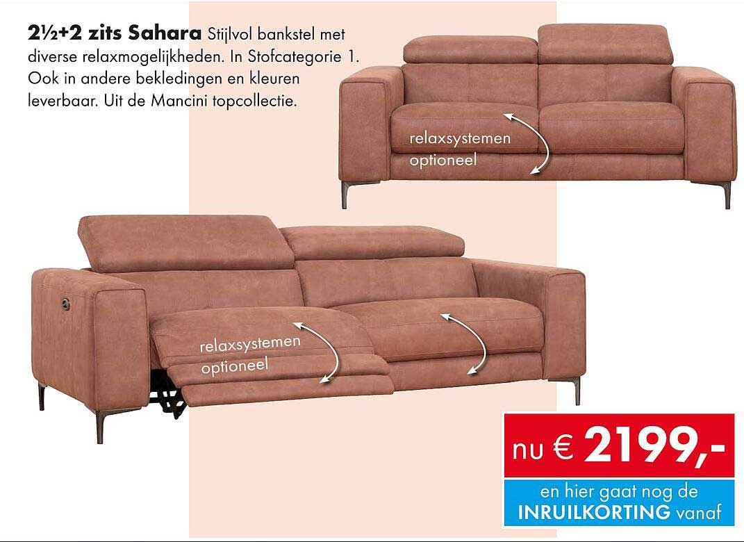 2/2+2 zits Sahara