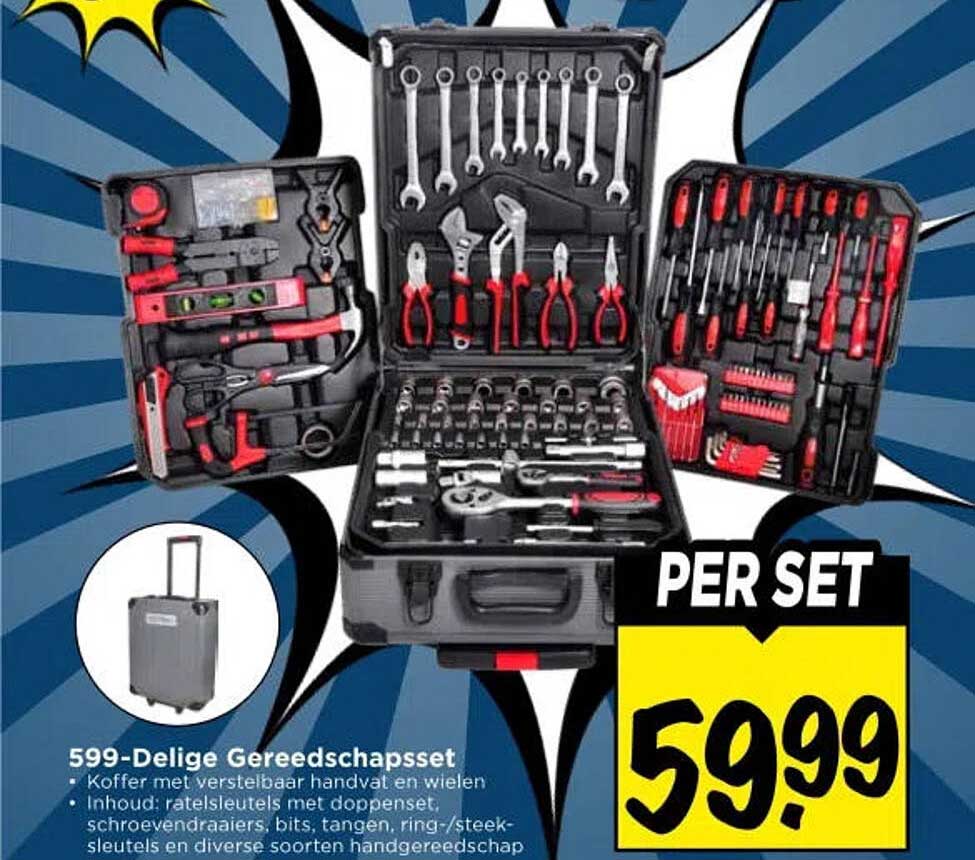 599-Delige Gereedschapsset PER SET