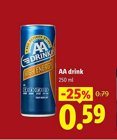 AA drink 250 ml -25%