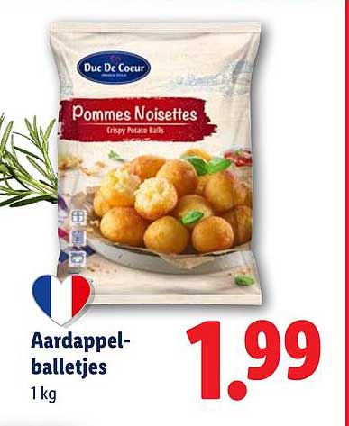 Aardappelballetjes 1 kg
