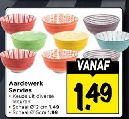Aardewerk Servies