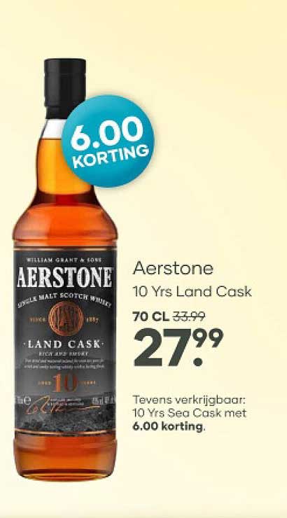 Aerstone 10 Yrs Land Cask