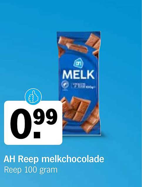 AH Reep melkchocolade