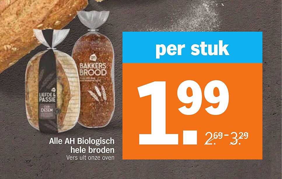 Alle AH Biologisch hele broden