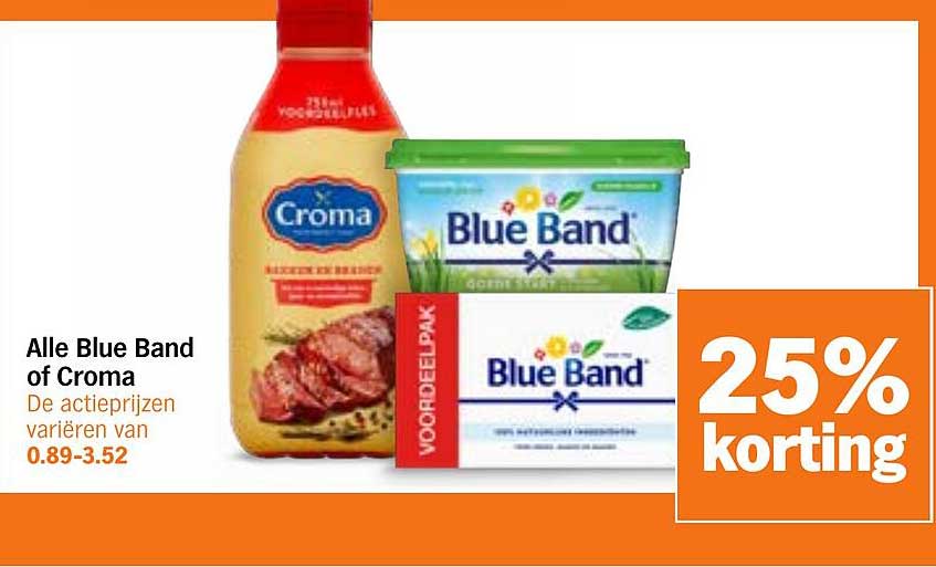 Alle Blue Band of Croma 25% korting