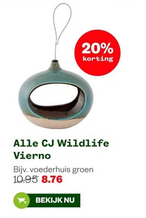 Alle CJ Wildlife Vierno 20% korting