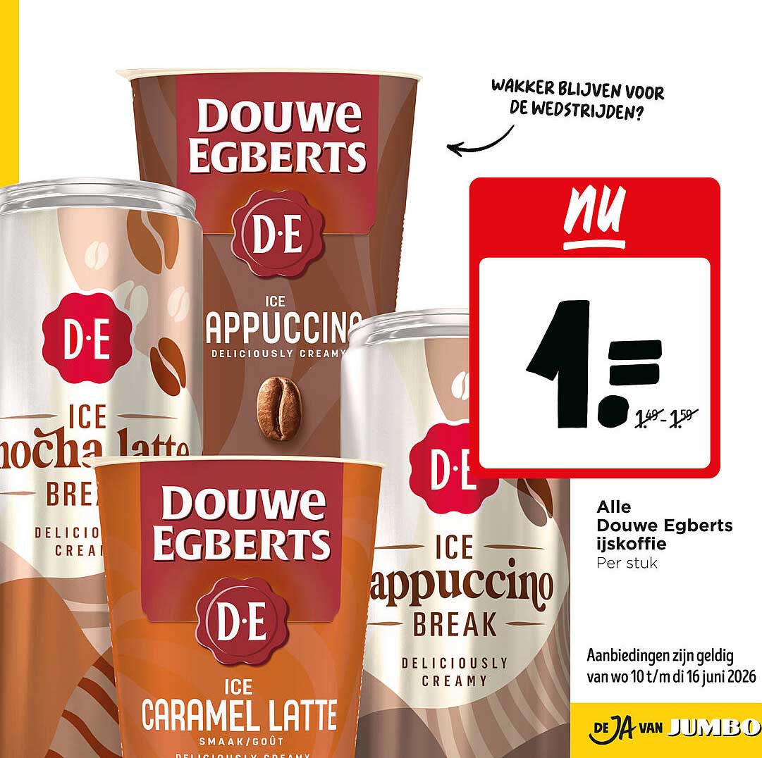 Alle Douwe Egberts ijskoffie