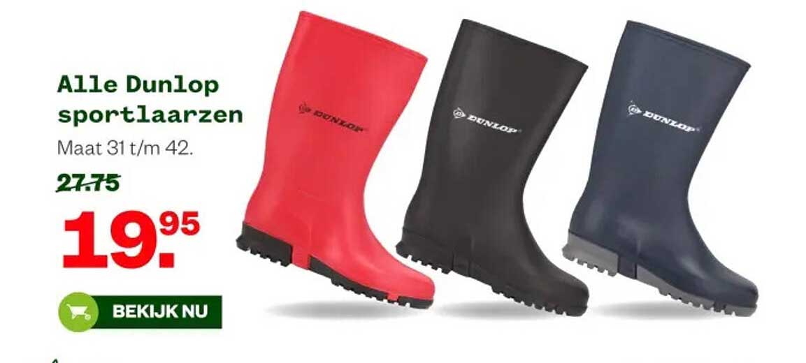 Alle Dunlop sportlaarzen