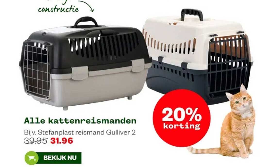 Alle kattenreismanden 20% korting