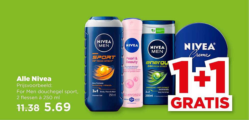 Alle Nivea 1+1 GRATIS