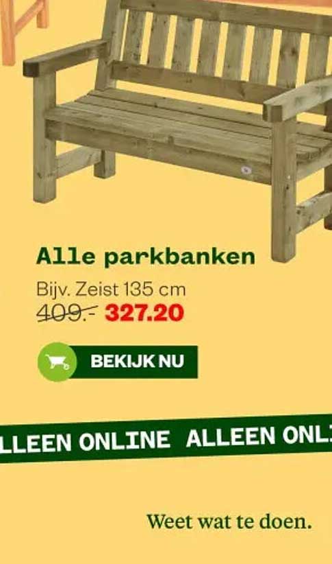 Alle parkbanken