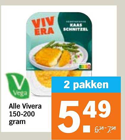 Alle Vivera 150-200 gram 2 pakken