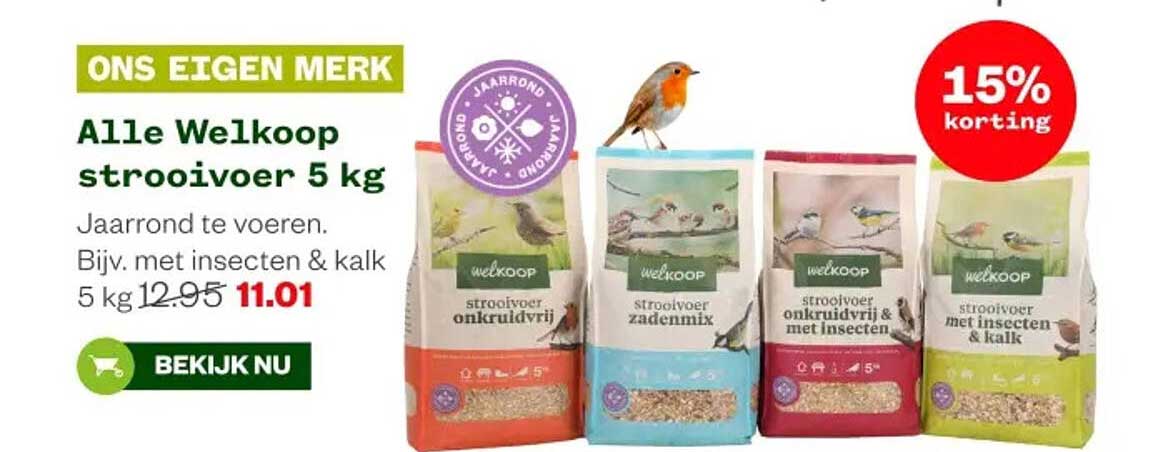 Alle Welkoop strooivoer 5 kg