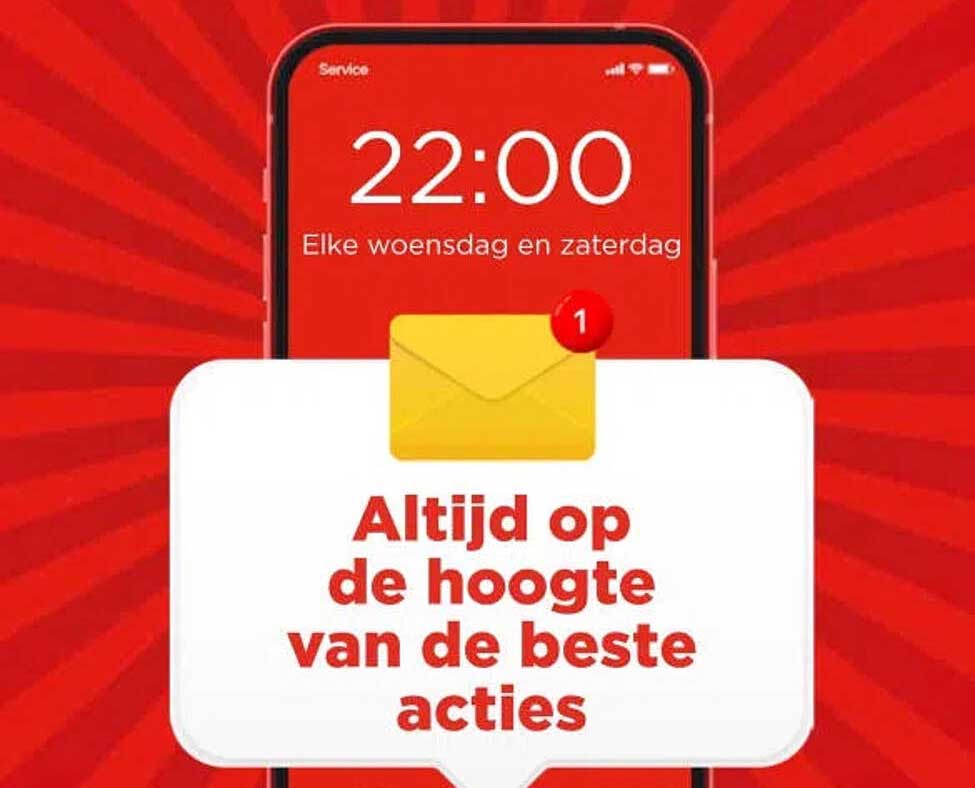 Altijd op de hoogte van de beste acties
