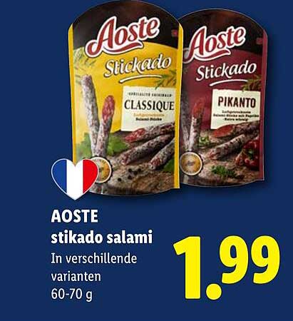 AOSTE stikado salami