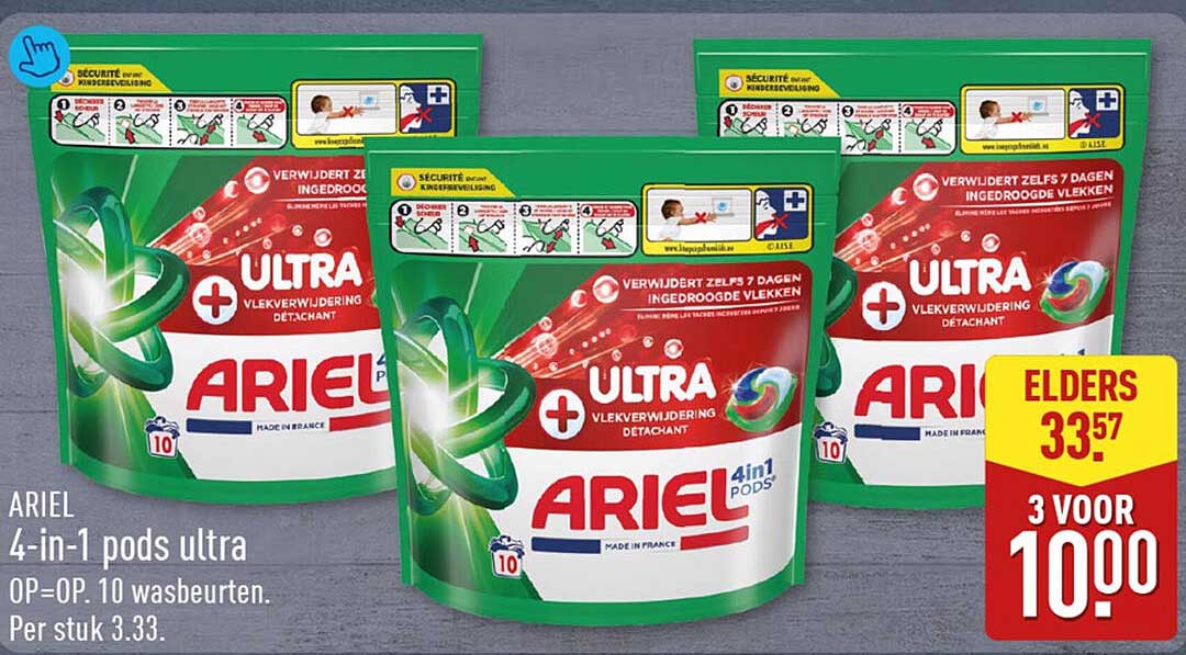 ARIEL 4-in-1 pods ultra