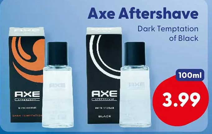 Axe Aftershave Dark Temptation of Black 100ml