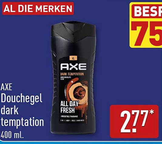 AXE Douchegel dark temptation 400 ml. BESPAAR 75