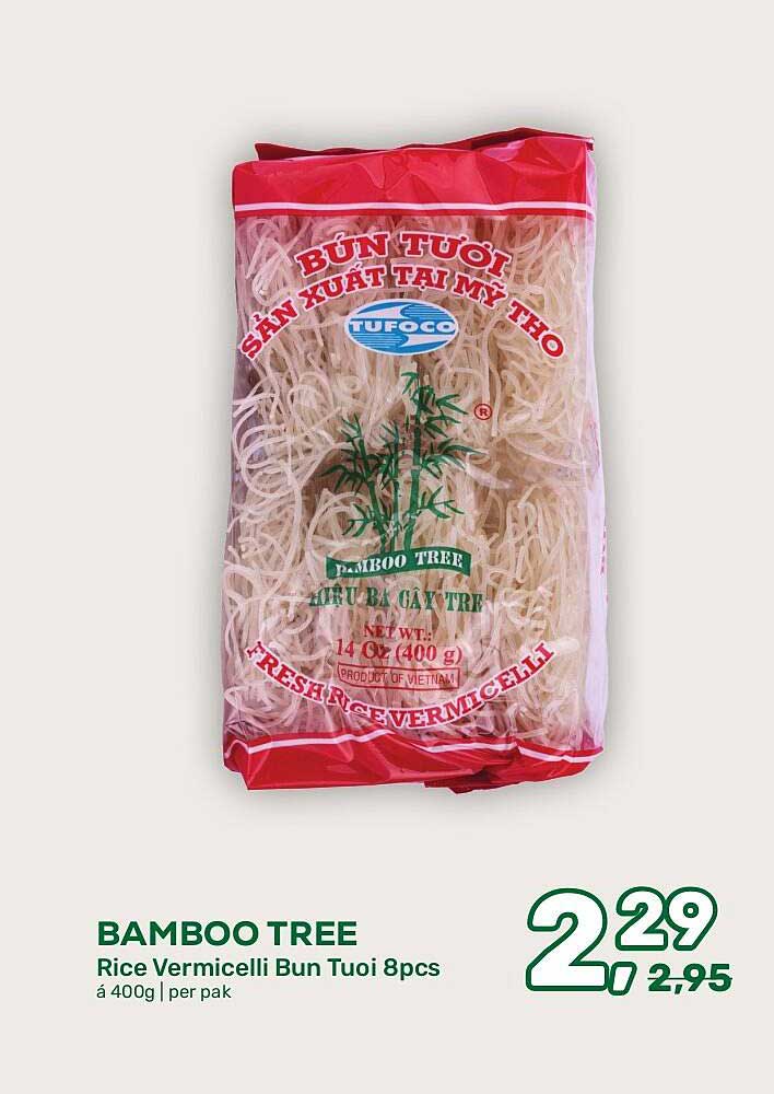 BAMBOO TREE Rice Vermicelli Bun Tuoi 8pcs