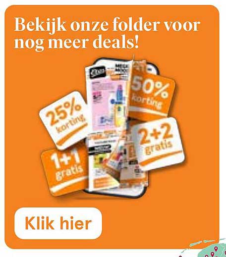 Bekijk onze folder voor nog meer deals!