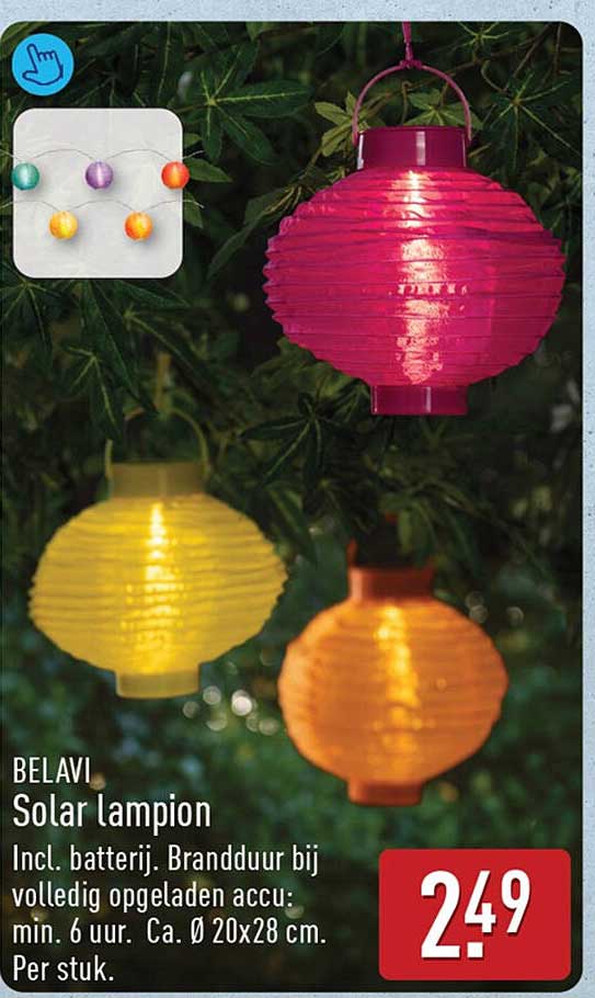 BELAVI Solar lampion
