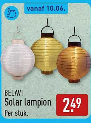 BELAVI Solar lampion