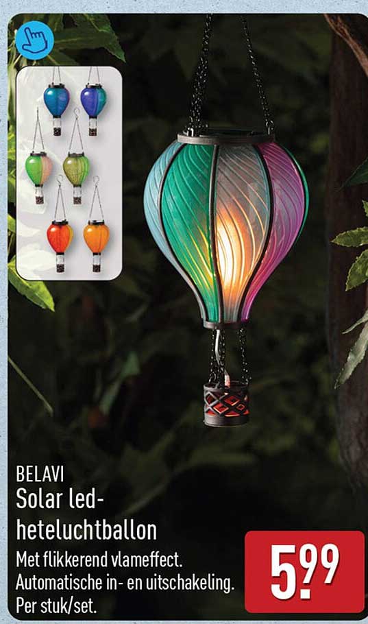 BELAVI Solar led-heteluchtballon