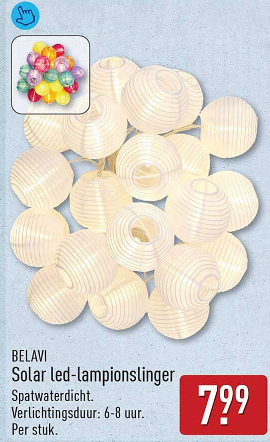 BELAVI Solar led-lampionslinger
