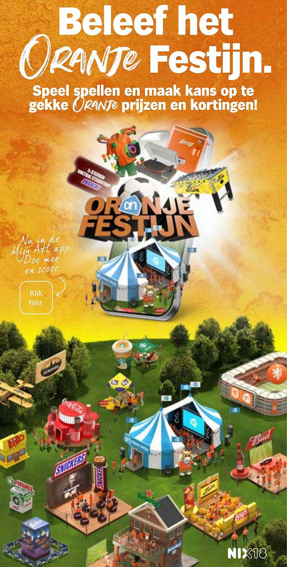 Beleef het Oranje Festijn.