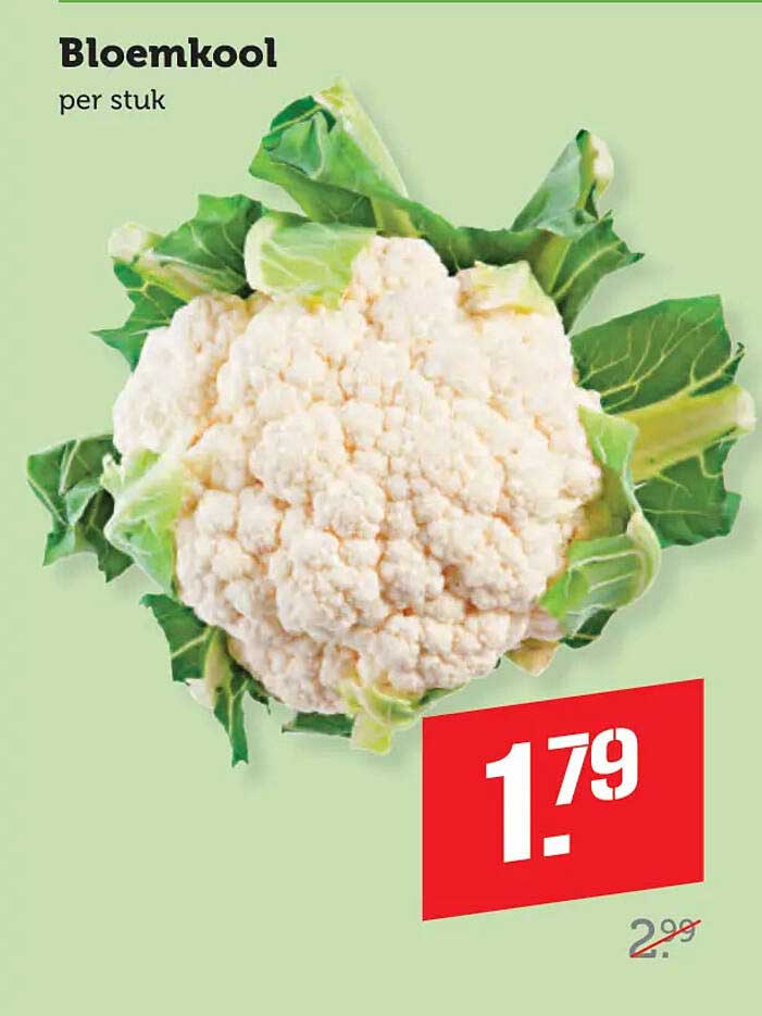 Bloemkool per stuk