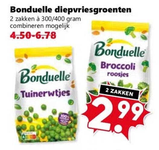 Bonduelle diepvriesgroenten