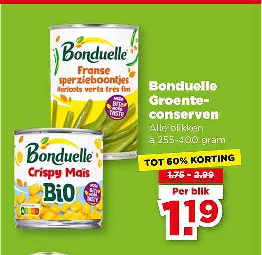 Bonduelle Groente-conserven