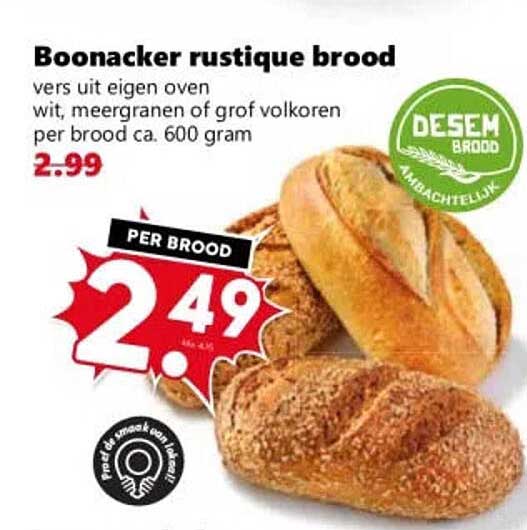 Boonacker rustieke brood