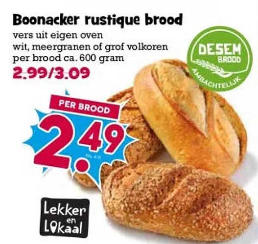 Boonacker rustique brood